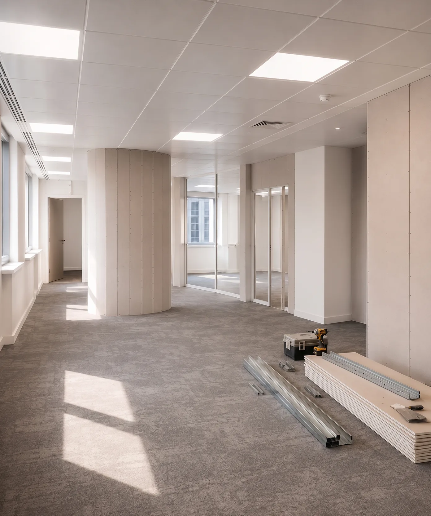 Team SV DOMUS al lavoro in cantiere